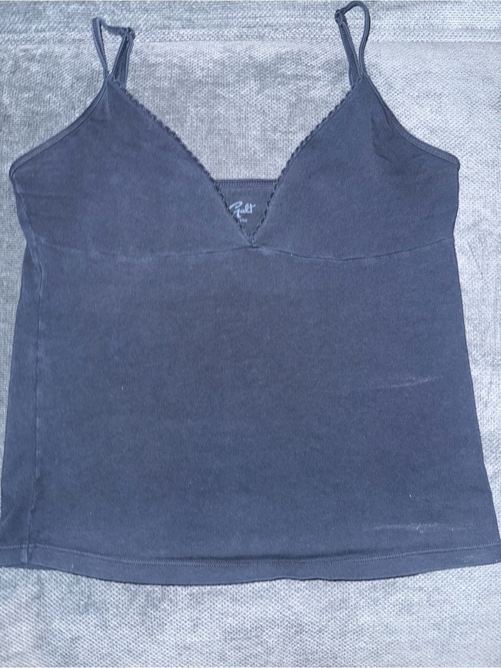 Brandy Melville Black V-Neck Spaghetti Strap Camisole